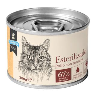 Criadores comida húmida para gatos esterilizados